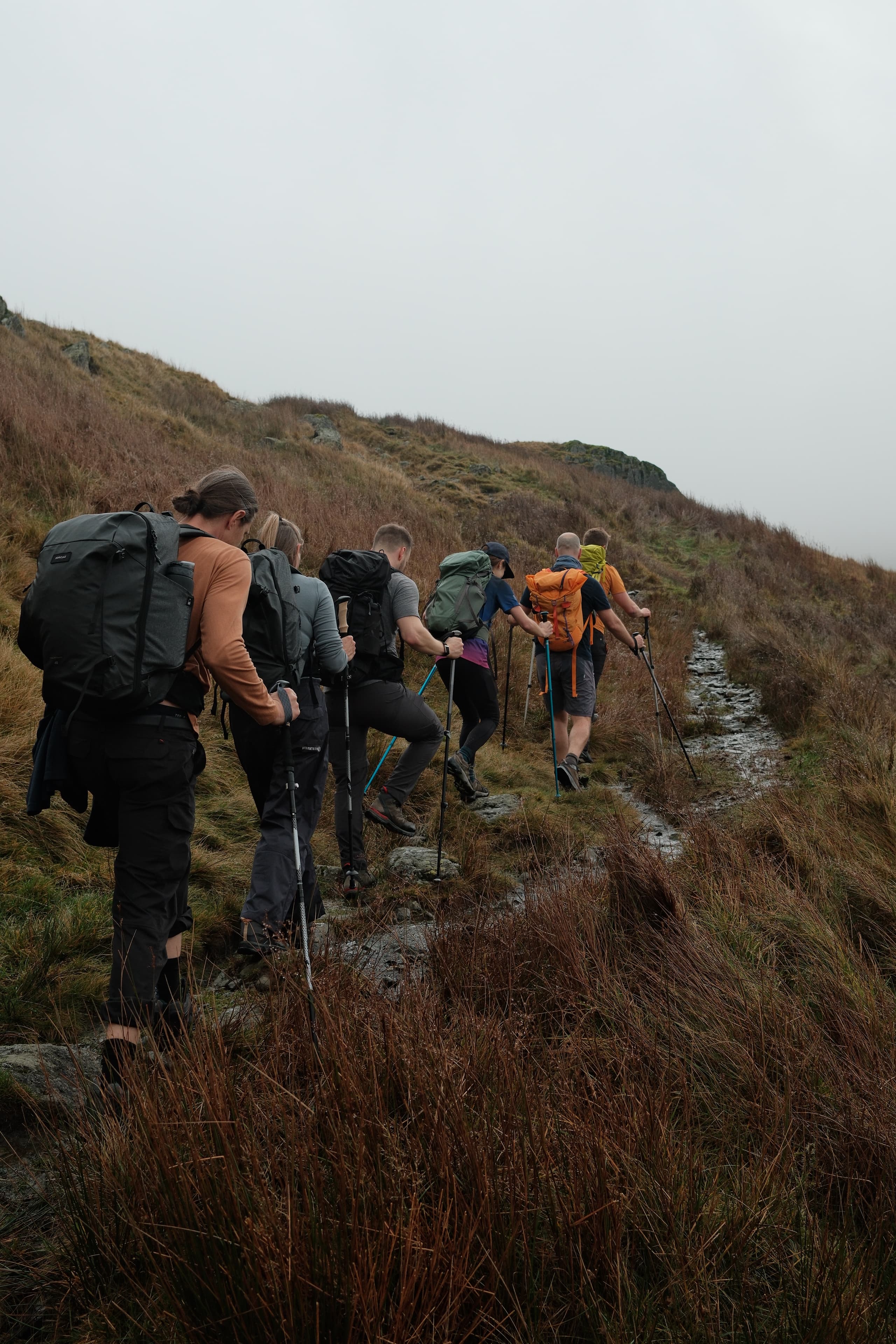 Jove Club hiking the Lake District Skyline Traverse