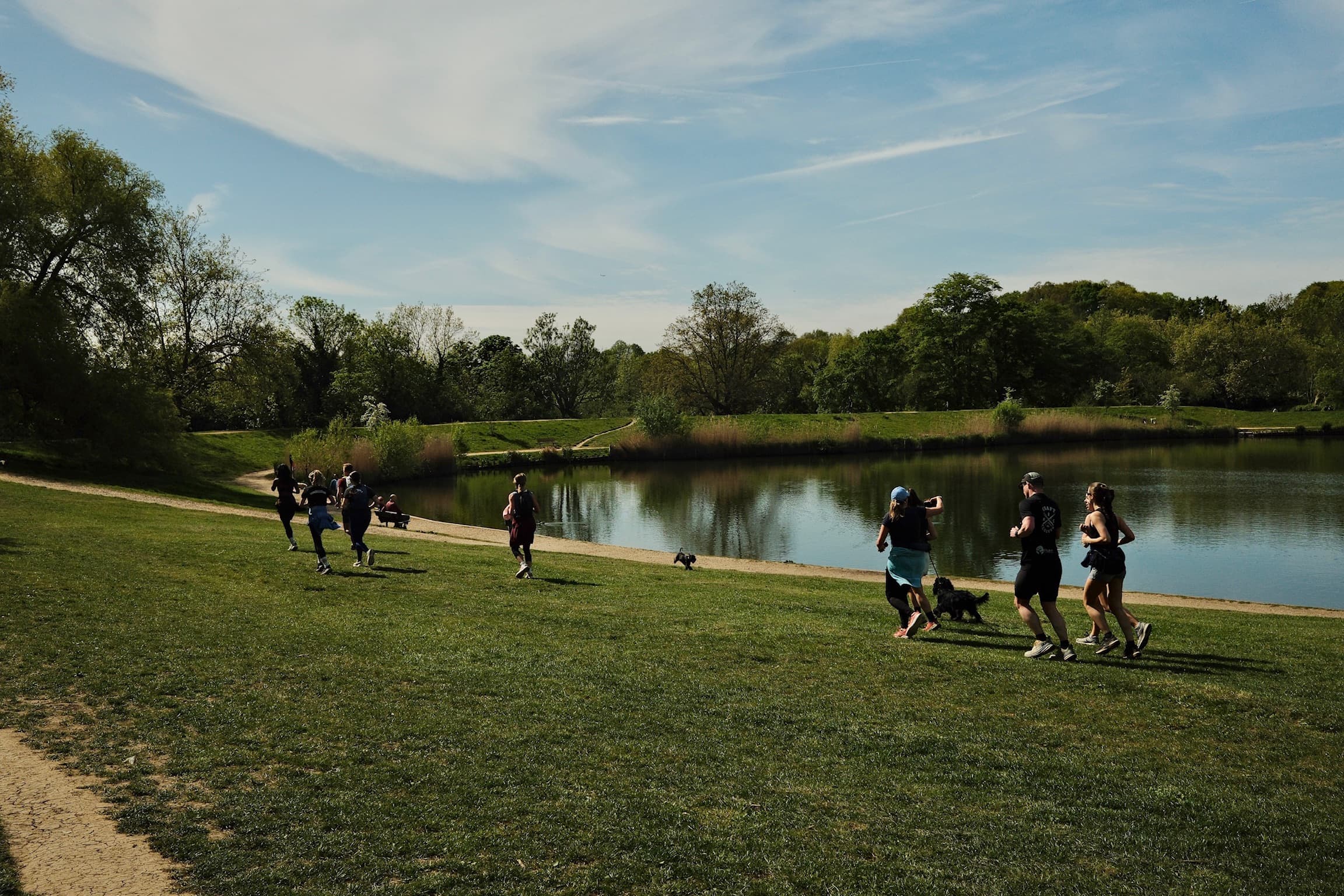 Jove Club trail run on Hampstead Heath